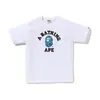 260g Marca de Moda Venta al por Mayor Transfronteriza Camiseta Pesada Bape Cabeza de Mono Tiburón