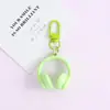 Chaveiro de Fone de Ouvido 3D Colorido Criativo Estilo Doce Cool Pingente de Bolsa DIY Acessórios de Joias Artesanais Materiais Atacado