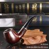 Cachimbos de Resina com Imitação de Madeira Maciça e Acessórios para Fumar Estão em Estoque e Podem Ser Enviados em Nome do Fumante. A alça curva é removível e pode ser auto-etiquetada.