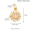 S70 Accesorios para Joyería DIY Espacio Sol Rayo Molino de Viento Luna Estrella Colgante Pequeño