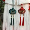 Sache Aromático do Festival da Lua de Qian Li, Bolsinha de Brocado Estilo Tradicional, Bolsa Vazia de Formato Único, Lembrança Hanfu Estilo Antigo
