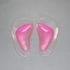 Almofada de Arco de Silicone Coração do Pé Pé Plano Perna Tipo OX Antiderrapante Transparente Meia Palmilha Anti-Dor Suporte de Arco Palmilha para Homens e Mulheres