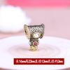 Acessórios de miçangas DIY 108 acessórios para pulseira prata Xizang cabeça de Buda de três vias contas de rosário Bodhi King Kong contas soltas contas redondas