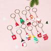 5498# Mini Serie Navideña Llavero de Dibujos Animados Mochila Papelería Colgante para Teléfono Móvil Regalos para Fiesta de Navidad