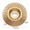 Herramienta de Pulido para Talla de Raíz de Madera Disco de Conformado Amoladora Angular Disco de Lijado Superficie Curva Bisel Plano Disco de Espinas de Lijado