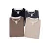 Otoño e Invierno Nuevo Nuevo Tejido de Punto de Cachemira 100 Pura para Mujer Tejido de Punto de Combinación de Colores Camiseta de Fondo Suelta de Cuello Redondo