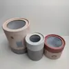 Fornecimento Direto da Fábrica Embalagem de Lata de Papel Tubo de Papel com Janela Brinquedo para Animal de Estimação Embalagem Universal Lata de Papel Redonda Criativa Disponível para Amostras