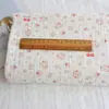 Padrão Floral Pequeno Estilo Coreano, Gaze Dupla Camada de Algodão para Bebê, Tecido Crepe, Pijama Infantil, Tecido para Mantinha de Swaddle