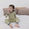 Emo Beibei Ambb Roupa íntima infantil Terno Masculino e Feminino Desenho animado Roupas para casa Estilo coreano Puxar Moldura de lã Pijama escovado