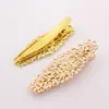 Accesorios para Joyería DIY Pieza de Flor Base Elegante Pinza de Pato Pasador Pinza Lateral Tocados de la Dinastía Han para Novia Material de Accesorios para el Cabello