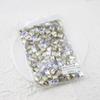 Paquete completo al por mayor de 360 8*10mm azúcar de cristal grande para manicura con punta inferior en forma rectangular de ángulo recto Joyería para uñas transfronteriza