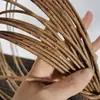 Tejido Fabricación Reparación Muebles Sillas Mesas de Café Cestas de Almacenamiento Materiales DIY Tiras de Plástico Imitación Ratán Tiras Adhesivas Ratán Redondo