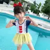 Traje de baño para niñas, una pieza, vestido de princesa, niña linda, bebé, nuevo estilo 2026, natación, aguas termales, traje de baño para niños