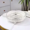 Yyy plato de frutas, mesa de centro para el hogar, mesa de comedor, plato para pasteles, bandeja de almacenamiento de dulces y bocadillos estilo europeo, pieza decorativa de alta gama