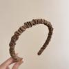 Diadema plisada Mori para celebridad de Internet de Corea del Sur para mujer 2023 borde delgado diadema superior de cráneo alto accesorios para el cabello de niña al por mayor