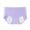 Calcinhas Menstruais Femininas 100% Algodão com Forro Antibacteriano 10A, Alargadas na Frente e Atrás para Proteção contra Vazamentos, Roupa Íntima Segura para o Período