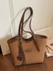 Bolso de gran capacidad para debajo del brazo para mujer, Moda Primavera 2026, Bolso de hombro simple y elegante para el trabajo, Bolso tote casual estilo coreano