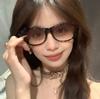 Armação de Óculos Gatinho Estampa Leopardo Sem Lentes Armação Decorativa Lisa Fofa Ins Retrô Y2K Tartaruga Óculos Redondos