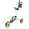 Carrito para Bolsa de Golf, Carrito de Aluminio de Tres Ruedas, Carrito Plegable para Bolsa de Golf, Carrito para Conductor, Carrito para Bolsa de Golf, Suministro Directo de Fábrica
