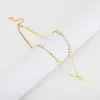 Collar Colgante Cruzado de Acero de Titanio Más Vendido Transfronterizo Serie Cadena de Clavícula de Oro de 18 Quilates Sin Decoloración Lujo Accesible Joyería de Nicho