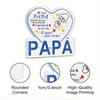 Nuevo Regalo Acrílico Transparente de Amazon para el Día del Padre Navidad Decoración de Escritorio para Sala de Estar Regalo para Papá