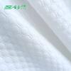 Tela de rayón de verano para textiles del hogar, tejido de punto de fibra de poliéster, tela hexagonal blanca para funda de colchón