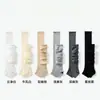 Polainas blancas calcetines apilables verano finos lunares volantes medio pie medio pierna chanclas estilo ballet miu polainas