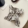 Bufanda Cuadrada Rayada Coreana Scrunchie para Mujer 2025 Nueva Alta Elasticidad Liga para el Cabello Cola de Caballo Accesorio para el Cabello que No Daña