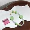 Nuevo Lanyard para Teléfono Color Dopamina Bloque de Color Acrílico con Cuentas Lindo Lanyard Anti-pérdida Encanto para Funda de Teléfono