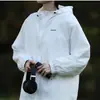 Estilo Japonês Capuz Respirável Proteção Solar Roupas Masculino Feminino Verão Novo Estilo Jaqueta de Montanhismo Leve Casual Tendência Marca Casal Roupa Exterior