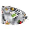 Gorro de enfermera de algodón puro exportado estampado femenino transpirable quirófano hospitalario gorro de cirugía salón de belleza clínica trabajo gorro Baotou gorro