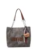Bolso Grande de Mezclilla Transfronterizo para Mujer, Versátil Otoño e Invierno 2026 Nuevo Bolso de Hombro Casual, Bolso Tote Texturizado para el Trabajo