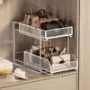 Prateleiras Escalonadas para Armazenamento de Bolsas Divisórias Cabides de Roupa Armazenamento Interno de Guarda-Roupa Caixa de Armazenamento Cabide de Suspensão Bolsos Armazenamento para Colocação de Roupa Íntima