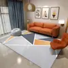 Tapete de área grande para uso doméstico, tapete estilo nórdico, tapete simples para sala de estar, tapete para mesa de centro, tapete para sofá, tapete para quarto, tapete de cobertura total para o cômodo inteiro, tapete de cabeceira
