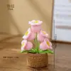Flores tejidas a mano, Flores tejidas a crochet a mano, Plantas en maceta tejidas, Productos terminados, Adornos de lirios del valle tejidos, Flores artificiales tejidas con hilo, Flores tejidas