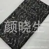 Gipsofila Sem Lavagem Bordado Assimétrico com Lantejoulas Tecido Jeans Roupas Bolsas Jaquetas Sapatos Chapéus Tecidos