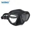 Máscara de buceo libre WAVE con cristal templado de alta definición, máscara de bajo volumen para snorkel y buceo