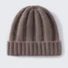 Chapéus de tricô de cashmere para outono e inverno para homens e mulheres, pesados e grossos, chapéus quentes para atividades ao ar livre, chapéus slouch, gorros, chapéus de inverno para casais