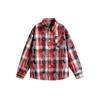 Otoño Nuevo Ropa de Pareja Japonesa Calle Trendy Camisa a Cuadros Camisa Holgada Oversize para Hombre y Mujer Trendy