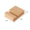 Venta al por mayor del fabricante Soporte para teléfono móvil de madera maciza Soporte para teléfono móvil de madera Base para teléfono móvil de madera de haya Se puede imprimir con logotipo láser
