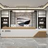 Escritório Recepção de Hotel Design Moderno Chinês Caixa de Pagamento Salão de Beleza Bar Instituição de Treinamento Balcão