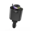 Nuevo Aromaterapia para Coche C7 Cinco en Uno Techo de Estrellas Cargador de Coche Cable Retráctil Multifuncional Cargador de Coche de Carga Rápida 120W