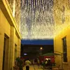 Luces de Hada LED, Luces de Cortina, Luces de Tira de Hielo, Iluminación de Cascada para Cabecera de Puerta, Luces de Techo de Hotel, Luces de Cabecera de Puerta, Luces de Boda
