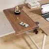 Placa de extensión de escritorio, uso en oficina, no requiere taladro, panel de mesa extensible, soporte de brazo plegable, bandeja para teclado