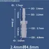 Conector de Plástico Reductor Grueso en T Recto a Través de Manguera Tubería de Agua Tubería de Aire Adaptador Conector Junta de Púa