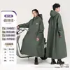 Impermeable Eléctrico Beimei, Protección Larga para Lluvia de Cuerpo Completo para Adultos, Poncho de Lluvia Grueso y Ampliado para una Persona, Impermeable para Mujer
