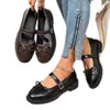 Comercio Electrónico Transfronterizo Otoño 2026 Zapatos Mary Jane Nuevos para Mujer Punta Redonda Corte Bajo con Lazo de Falda Dulces Zapatos de Una Sola Pieza