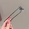 Horquilla China en Forma de U Súper de Hada, Nueva Horquilla Doble de Perlas en Forma de U Estilo Chino, Accesorio para el Cabello Hanfu Estilo Antiguo, Horquilla Simple y de Alta Gama para Mujeres