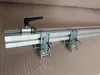 Regla de Soporte para Carpintería Aleación de Aluminio Mesa de Sierra Bisagra abatible engrosada Sierra de mesa Varilla de empuje Regla de empuje Accesorios Localizador Maquinaria
