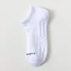 Meias Brancas de Algodão Antibacteriano 10A para Homens, Sola de Toalha, Meias de Cano Médio para Todas as Estações, Meias Esportivas Masculinas Absorventes de Suor para Basquete